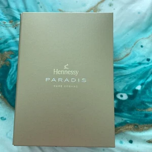 Hennessy Paradis Rare Cognac Empty Bottle Golden Packaging Box & Slip Cover - Picture 1 of 5