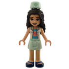 1 LEGO Minifigur Friends Emma, White Top with Paw Print Undershirt