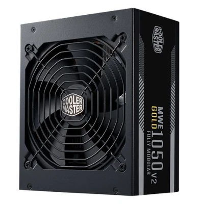 Cooler Master 1050W Mwe Gold V2 Atx 3.1 Psu Fully Modular Fdb Bearing Fan 80+ Go - Image 1 of 2