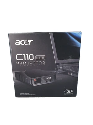 Acer C110 WXGA 50 Lumens LED Pocket projector Grade B EB0610 - Image 1 of 4