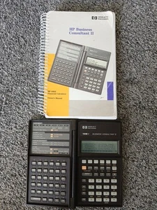 HP 19B II Business Consultant Calculator with Manual Hewlett Packard - Picture 1 of 14