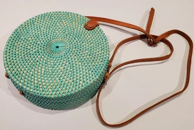 Poppy & Sage Camilla Bag in Aqua - Image 1 of 4