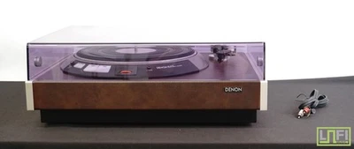 Denon DP-6000 W/ DK-200 Plinth & DA-50 Tonearm HIFI Listening Turntable - 100V - Image 1 of 4