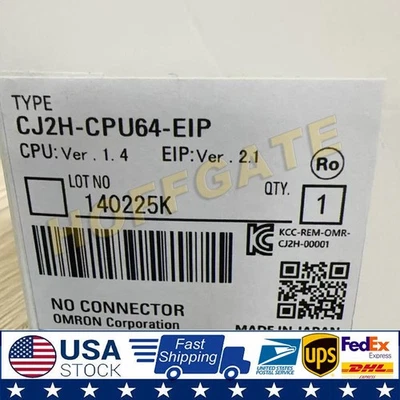 Omron PLC CJ2H-CPU64-EIP Módulo Controlador Programable Unidad CPU Gratis IVA de EE. UU. Foto 1 de 2