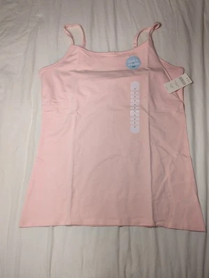 Duluth Trading Co Women's XL Pink No Yank Shelf Bra Cami - Image 1 of 4