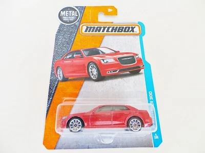 MATCHBOX 4/125 MB1033 '2015 CHRYSLER 300'. RED. MIB/BOXED/CARDED/LONG CARD - Image 1 of 4