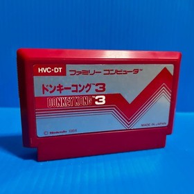USED Donkey Kong 3 Nintendo Famicom 1984 Japanese Version Action Retro