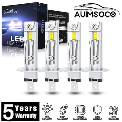 Kit de 4x faros LED bombillas haz alto bajo súper brillante para Porsche 911 1995-1997 Foto 1 de 4