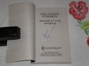 Savior in the Saddle by Delores Fossen     *Signed - Picture 1 of 2