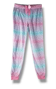Sleep On It Girls Pink Stars Jogger Pajama Lounge Pants Size L 14 16 - Picture 1 of 14