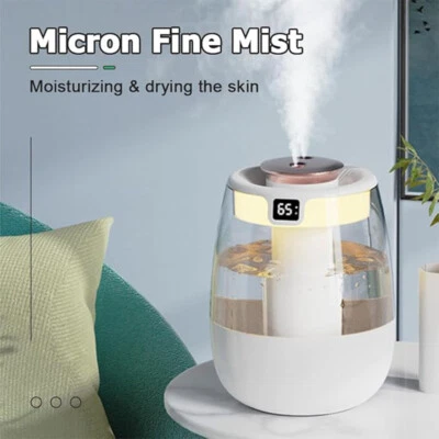 1500ml Humidifiers for Bedroom Large Room Office Cool Mist Air Humidifier Indoor - Image 1 of 4