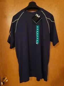 NWT FILA Men's Dri Performance Workout Short Sleeve EX-L - Picture 1 of 2