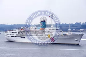 Ship Photo - 1957 Built Cruise Ship AUSONIA - 6X4 (10X15) Photograph - Picture 1 of 1