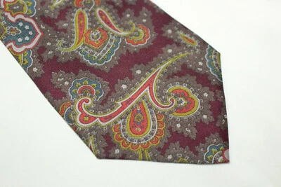 ROCCOBAROCCO 真丝领带 意大利制造 F74397 — 第 1/4 张图片