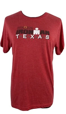 Camiseta Ironman Texas Feminina Tamanho XL Vermelha Memorial Hermann - Imagem 1 de 4