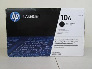 Genuine HP 10A Q2610A Black Toner for LaserJet 2300 New Sealed Box - Picture 1 of 6