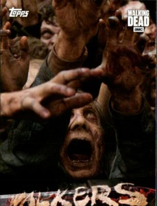 2017 Topps The Walking Dead Season 6 Insert AMC - Walkers #W3 Walker Zombie - Picture 1 of 2