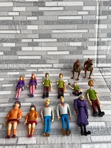 scooby doo Figurines 13x characters Set Bundle Used - Picture 1 of 12