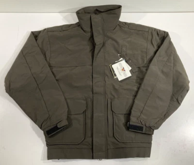 NWT MEDIUM LONG FLYING CROSS LAYERTECH GTXA GORE-TEX JACKET COAT 79900GTXA BROWN - Image 1 of 4
