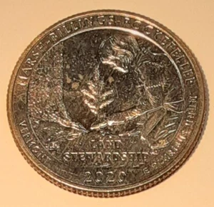 Vermont ATB 25C 2020-W - Marsh/Billings/Rockefeller - edición limitada con V75 PM AU/UNC - Imagen 1 de 2