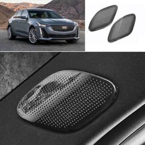 For Cadillac CT5 2020-2023 Black Titanium A Pillar Speaker Frame Cover Trim 2pcs - Bild 1 von 6