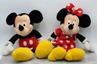 Walt Disney World Mickey Mouse And Minnie Mouse Plush Cuddly Toys Florida 