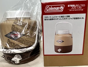 Coleman Coleman Steel Belt Jug 1.3 gallon 4.9L butternut W/ Box Japan #23104 - Picture 1 of 10