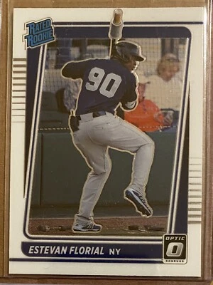Estevan Florial RC 2021 Donruss Optic Rated Rookie #76 - Image 1 of 2