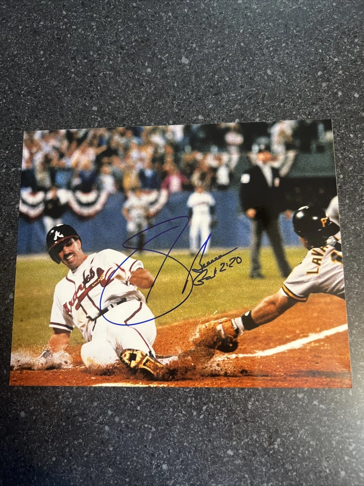 ¡¡Foto 8x10 firmada por SID BREAM!! Bravos y Piratas ¡Genial! “The Slide” Foto 1 de 1