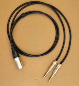 Cable Mogami Neutrik XLR macho a doble 1/4 duplicador divisor estéreo 1/4 de 1 pie-25 pies - Imagen 1 de 3