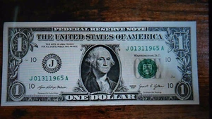 2021 Series $1 Dollar Birthday Note Jan. 31, 1965 J01311965A Ex. Condition! - Picture 1 of 2