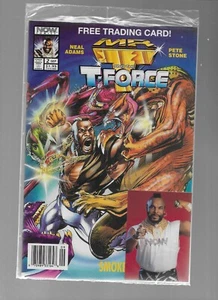 Now Comics MR T and the T-Force #2 with Trading card Photo of Mr.T Neal Adams - Picture 1 of 2