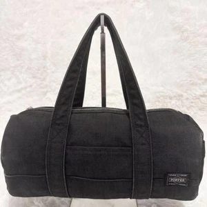 POTER Drum Bag Roll Bag Mini Boston Bag Black - Picture 1 of 12