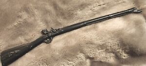 vintage Miniature Rifle Cast flintlock TOY rifle 8.5"      **PLZ READ 