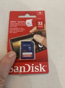 SanDisk 32 Go Secure Digital Haute Capacité (SDHC) - 1 carte - Photo 1 sur 5