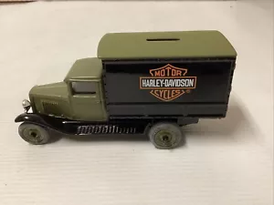 1930 Chevy Delivery Truck Dime Bank Harley Davidson Limited Edition Collectible - Picture 1 of 8