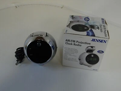 jensen am/fm projection clock radio, in original plastic JCR-222 - Image 1 of 4
