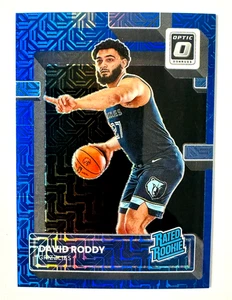 Donruss Optic David Roddy 202-23 MOJO AZUL RC SP #/24 ¡Novato Clasificado por los Grizzlies! - Imagen 1 de 3