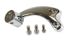 Soporte de montaje lateral de freno para controles delanteros cromados para Harley - Imagen 1 de 1