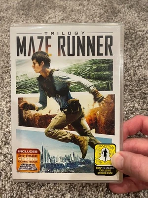 Maze Runner Trilogy (OOP DVD) w/ Comic - O’Brien Scorch Trials & Death Cure   - Image 1 of 4