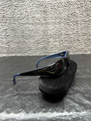 Vintage Y2K Dolce & Gabbana DG 2001 362 Sunglasses Black/Metallic Blue 52-16 120 - Image 1 of 4