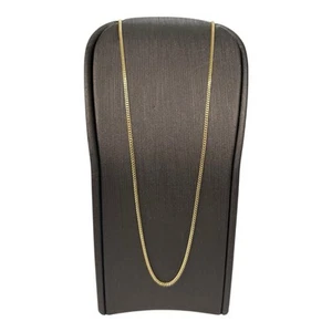 18ct 18K Yellow Gold Italian Fine Curb Link Chain Necklace 2.92 Grams 50cm. New - Picture 1 of 8