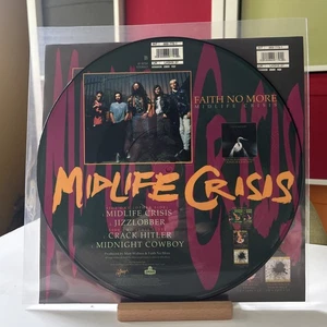 FAITH NO MORE "MIDLIFE CRISIS" 12" Picture Disc VINYL Special Edition 1992 EX/EX - Picture 1 of 15