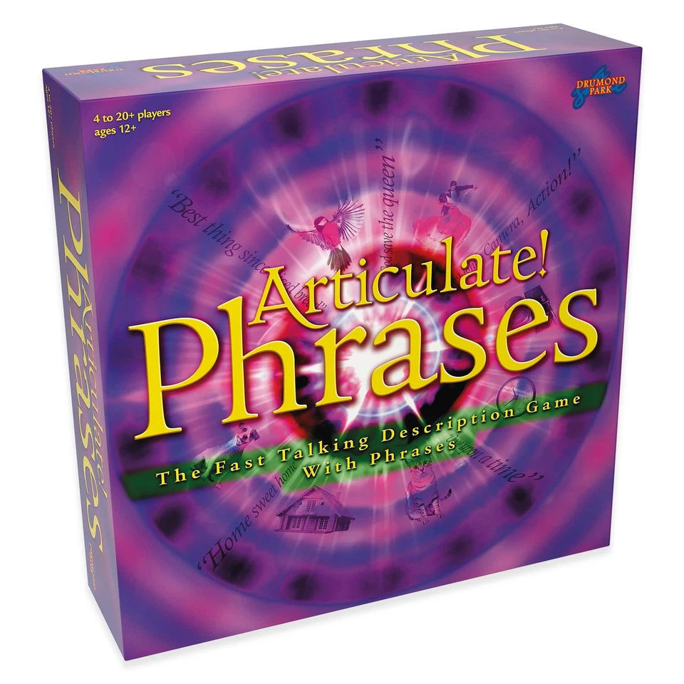 Drumond Park Articulate Phrases Board Game 4-20 Players Suitable for Ages 12