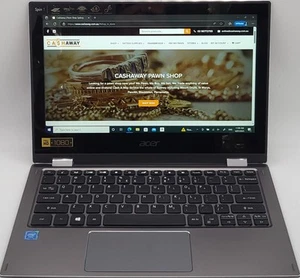 Acer Spin 1 Convertible Laptop 11.6 Inch Intel Celeron N3350 4GB RAM 64GB WIN 10 - Picture 1 of 12