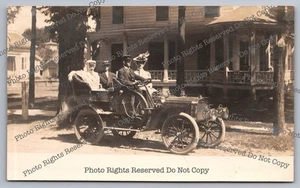 antike RPPC 1903 oder 1904 PAPST-TOLEDO Auto Motor Car Echt Foto Postkarte - Bild 1 von 14