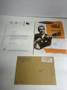 Guild Gitarren- und Verstärkerkatalog mit Johnny Smith 1955-1959 & Brief/Umschlag! - Bild 1 von 16