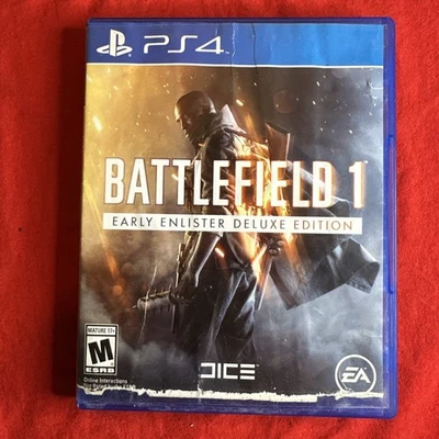 Battlefield 1: Early Enlister Deluxe Edition (Sony PlayStation 4, 2016) - Immagine 1 di 4