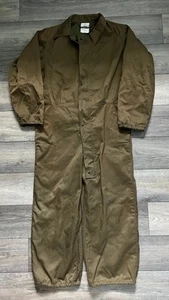 Vintage Military Mechanic's Cold Weather Coveralls Small Regular Olive Green USA - Picture 1 of 8