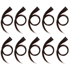Horquilla de extensión de cabello resaltada larga recta recortable para niña 8836 10 un. - Imagen 1 de 8